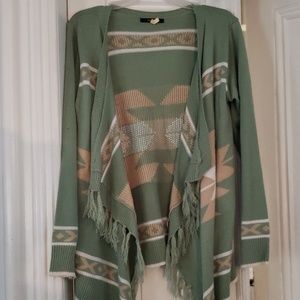 Waterfall cardigan